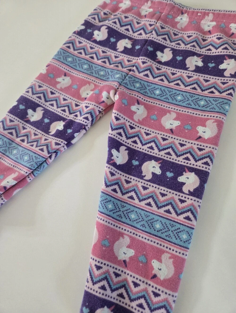 Garanimals Pink, Purple and Blue Unicorn Print Leggings